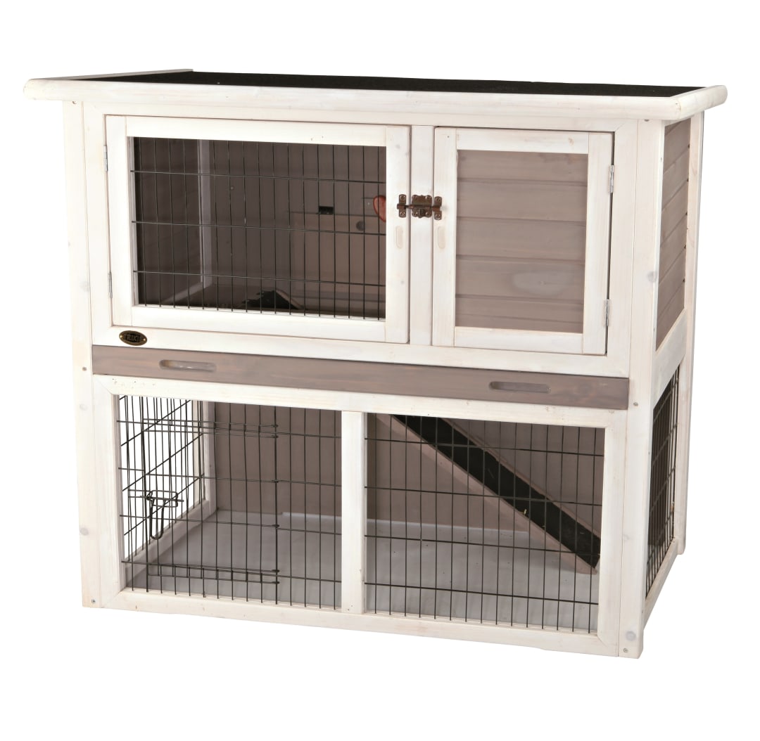 natura Single Rabbit Hutch with Run