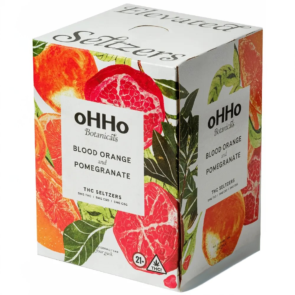 Ohho Blood Organic Pom Thc 5MG 6/4PK 12Z