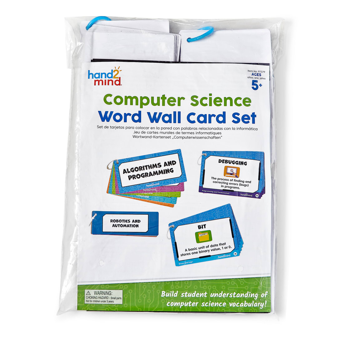 Computer Science Word Wall Card Set