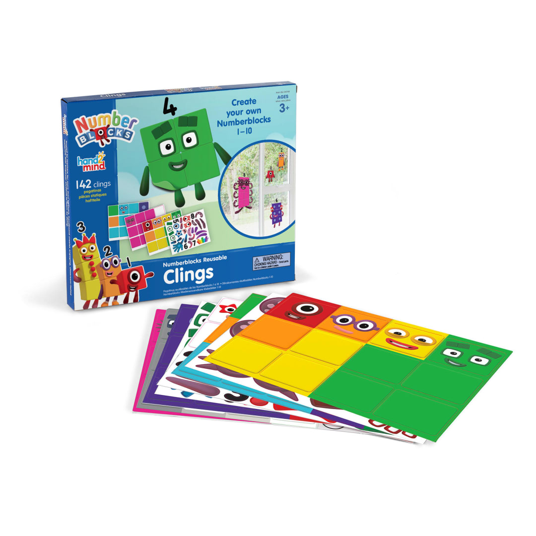 Numberblocks® Reusable Clings, 1-10
