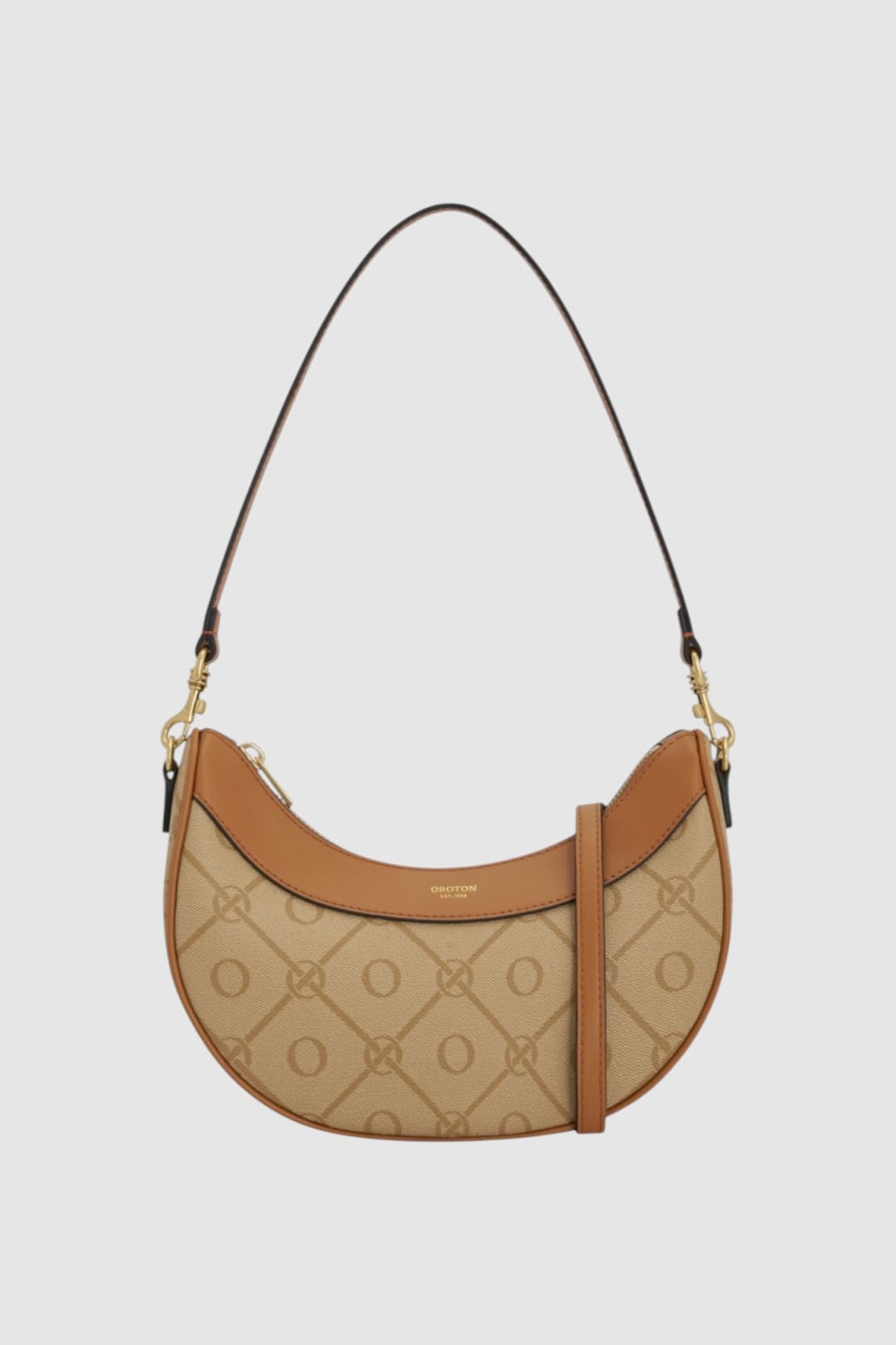 Harvey Signature Crescent Shoulder Bag