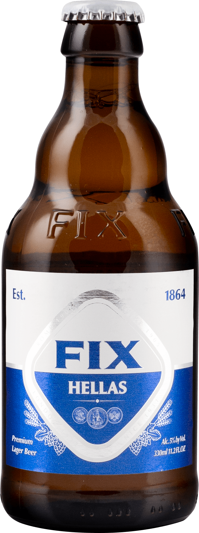 Fix Hellas PREM Lager Beer 24pk 10 PRF GLS