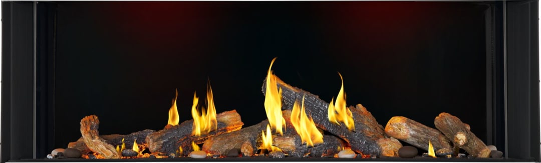 Tall Bay Luxuria™ 62 Direct Vent Fireplace, Natural Gas, Electronic Ignition