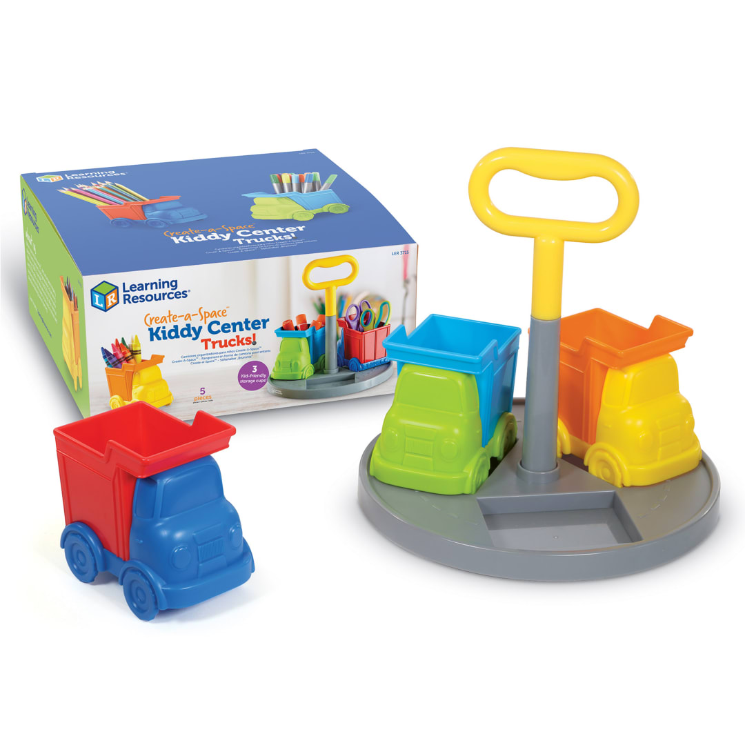 Create-a-Space™ Trucks Kiddy Center: Trucks!
