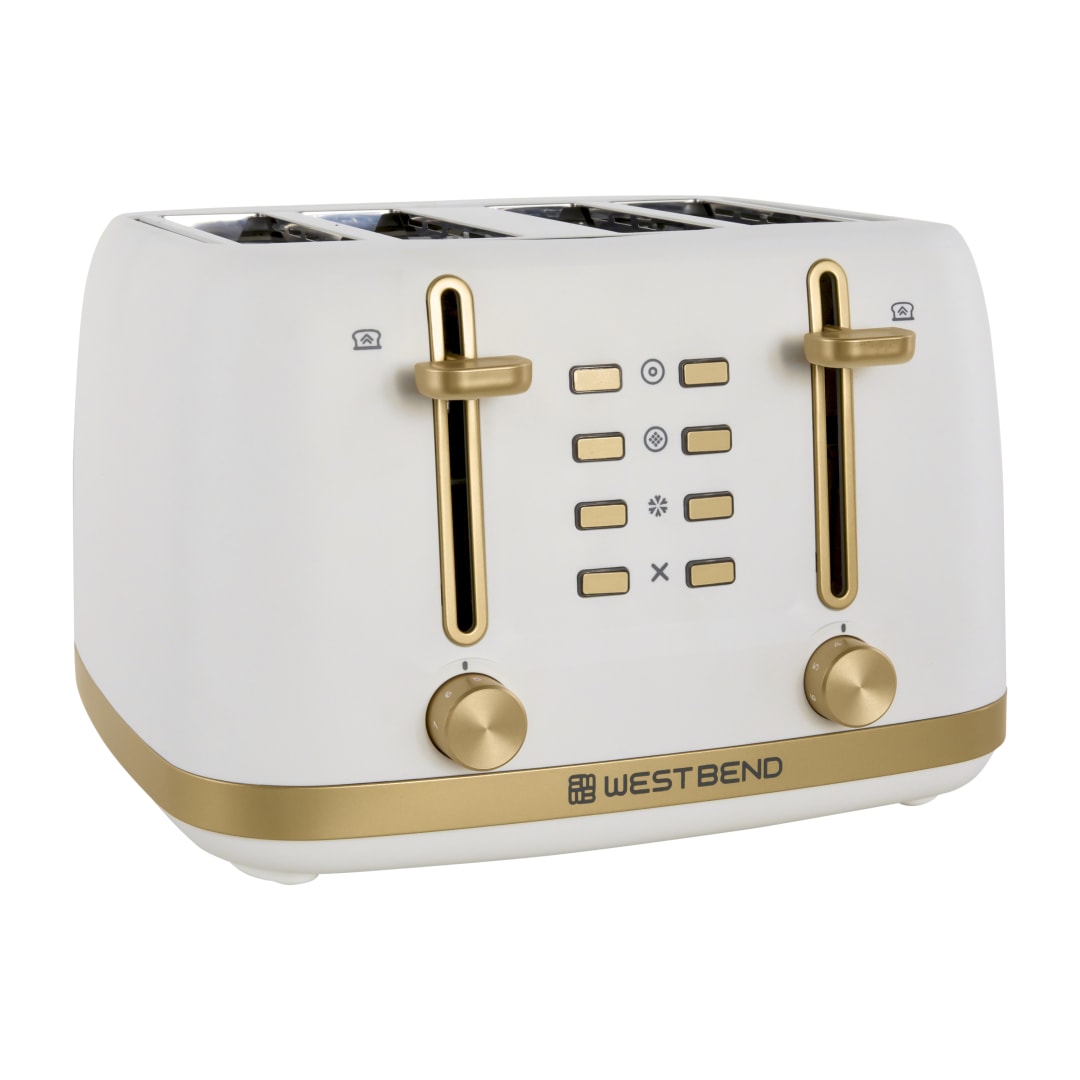 TTWB4SWG13 - 4 Slice Toaster White Gold - Timeless