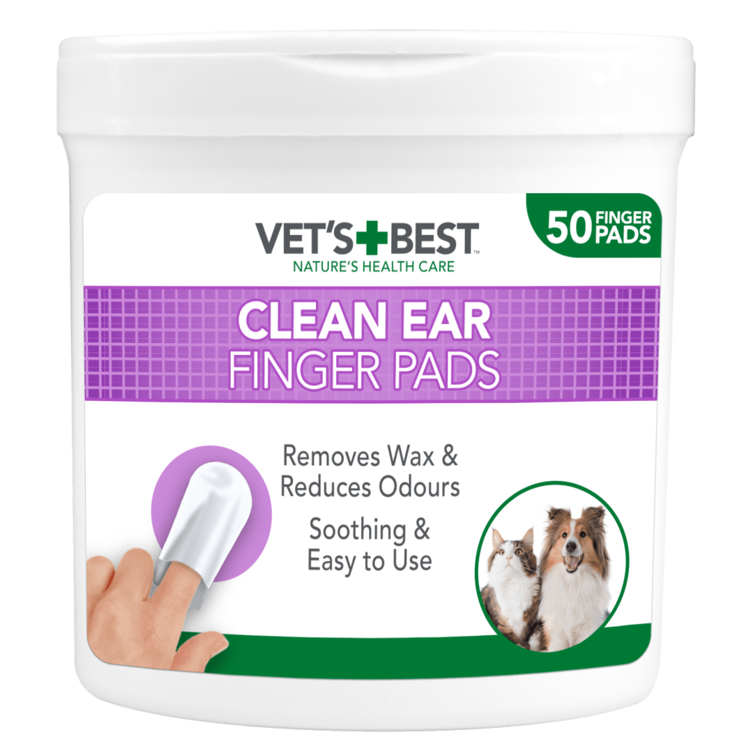 Vet's Best Clean Ear Finger Pads - 50 Pack