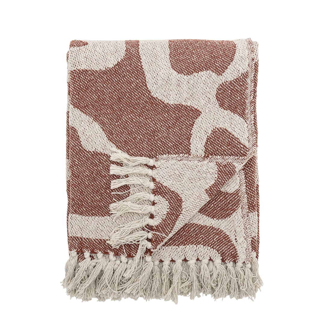 82066531 - Salobre Throw, Brown, Recycled Cotton STOCK: 300