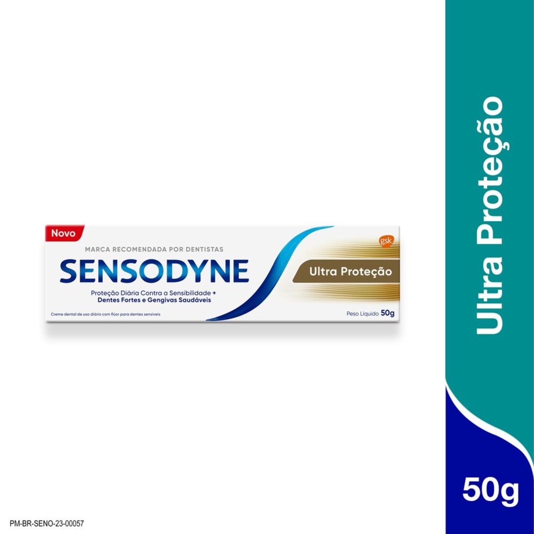 Sensodyne Ultra Proteção Pasta de Dente Para Dentes Sensíveis 50g
