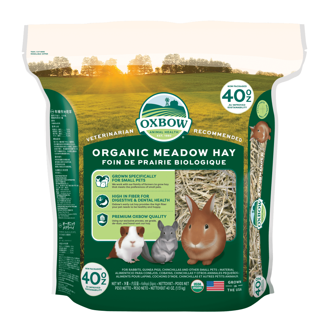 Organic Meadow Hay- 6/40 oz