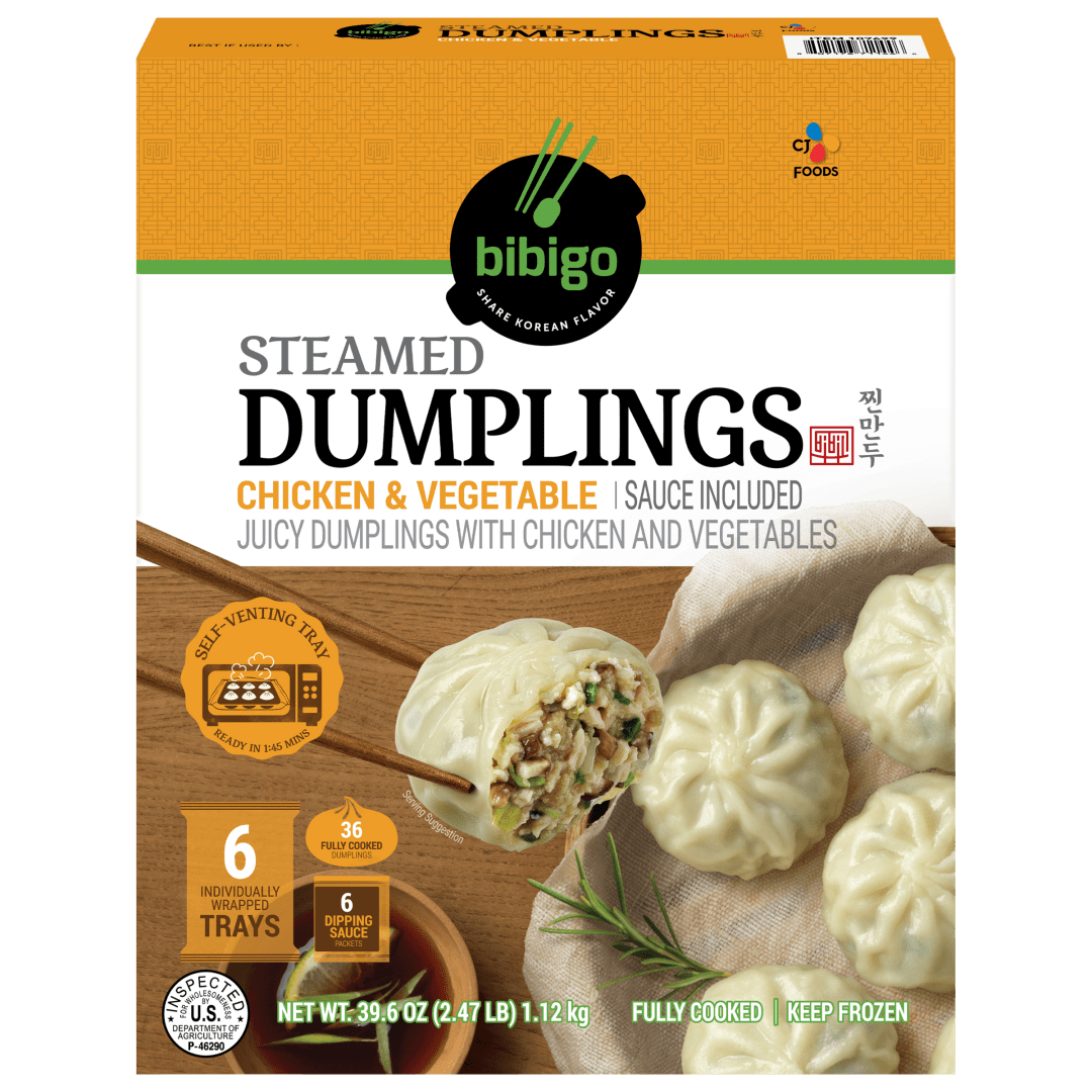 Frozen Chicken & Vegetable Steamed Dumplings