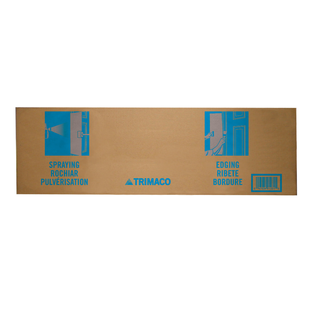 Cardboard Spray Shield