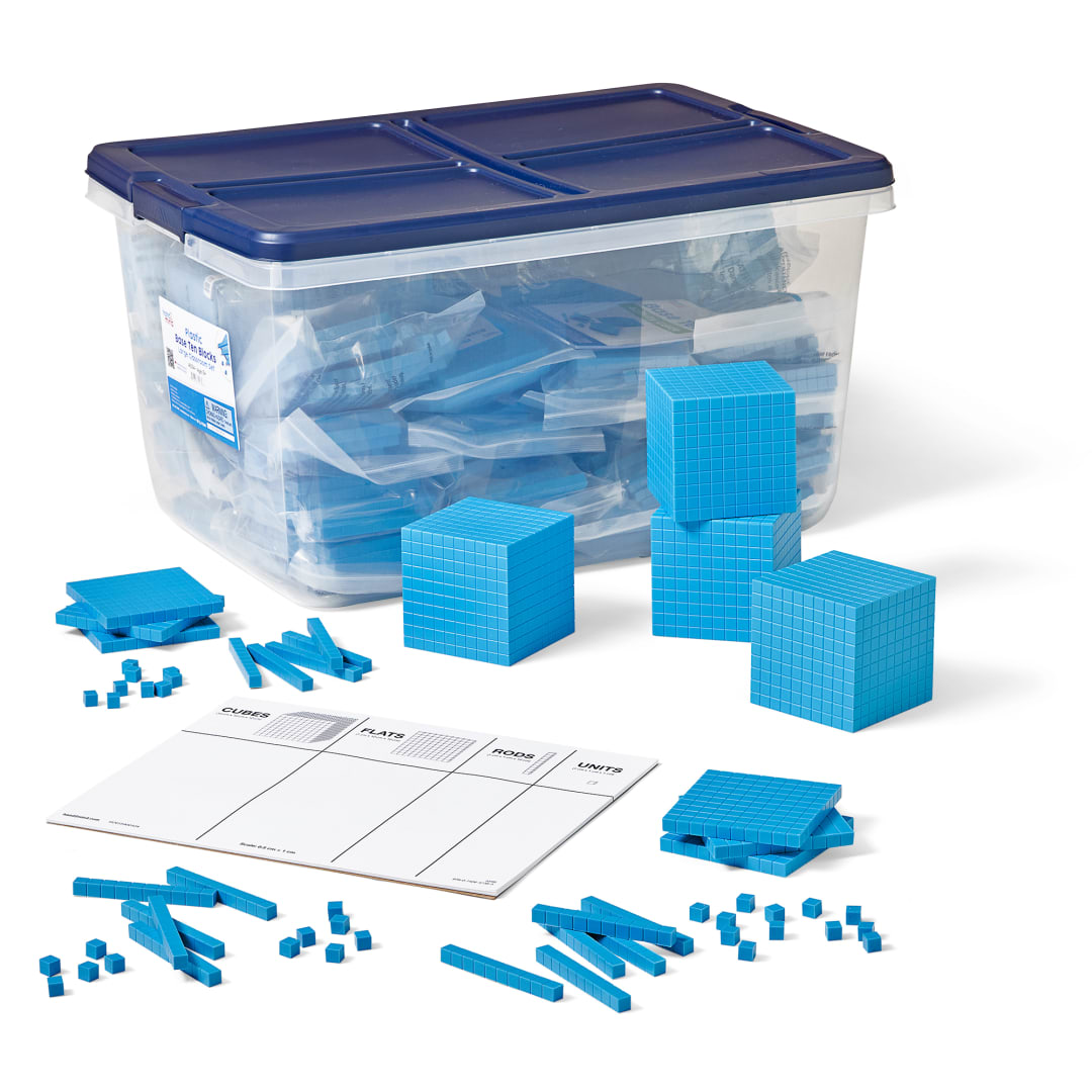BASE TEN BLOCKS CLASSROOM KIT