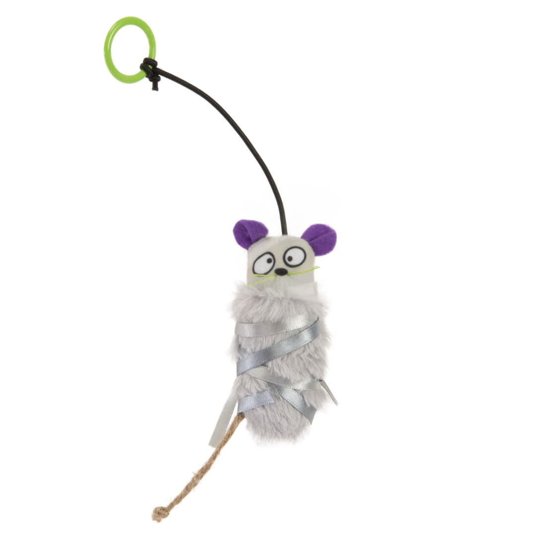 Petlinks Mischievous Mummy, Plush, Halloween Dangler Cat Toy