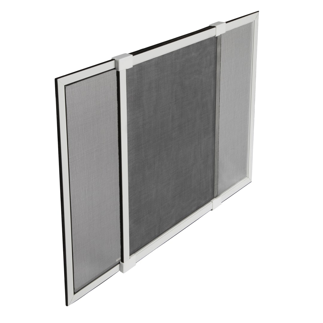 14177 - 18 in. x 20-37 in. White Aluminum Adjustable Screen