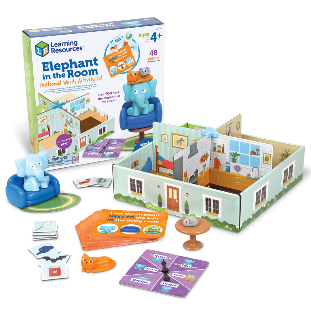 Elephant in the Room™ Positional Words Activity Se