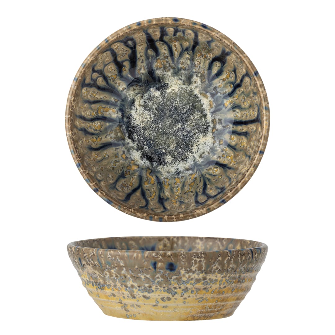 82061828 - Milani Bowl, Blue, Stoneware STOCK: 300