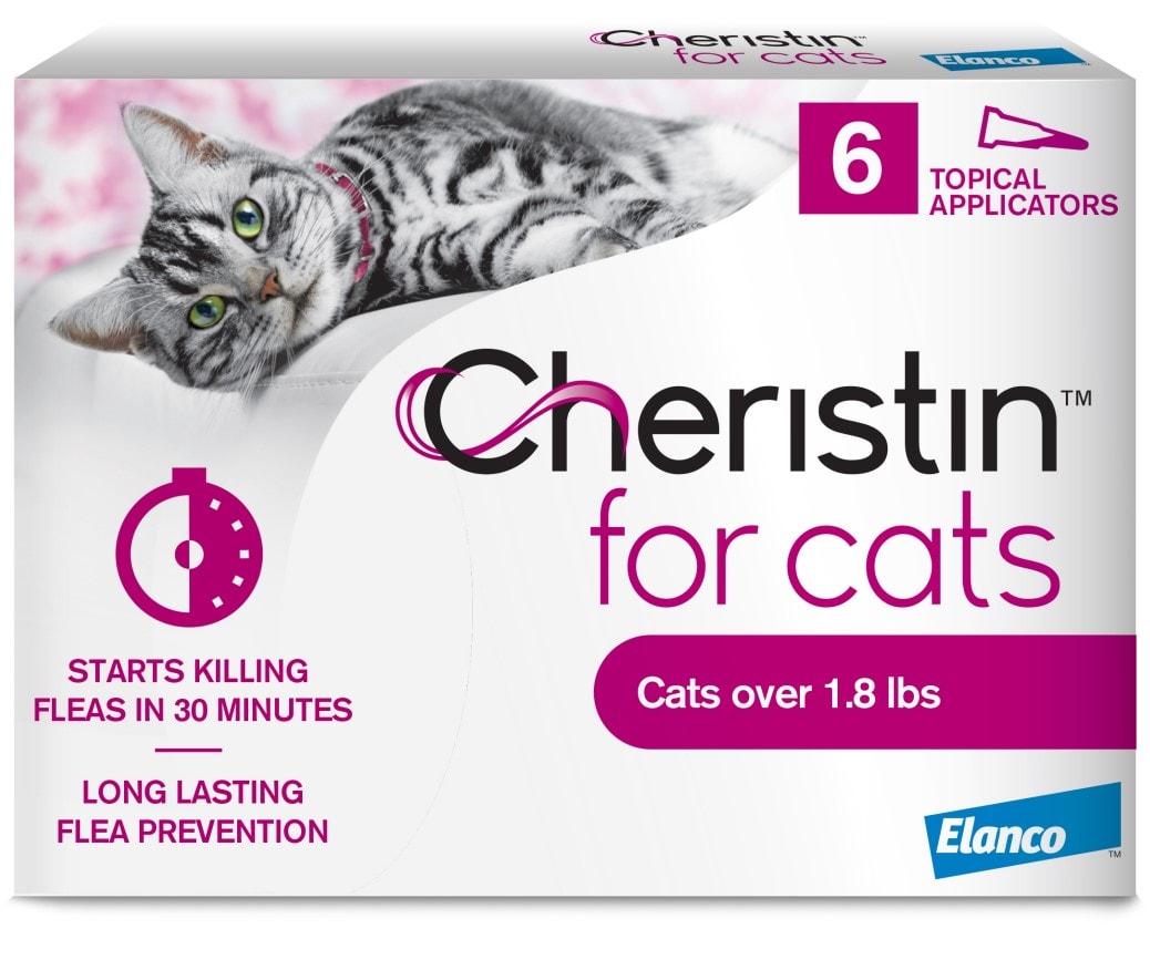 Cheristin Cat Cheristin Cat Flea Treatment & Prevention for Cats | 1 Topical Dose Provides Up to 6 Weeks of Coverage | 6 ct.