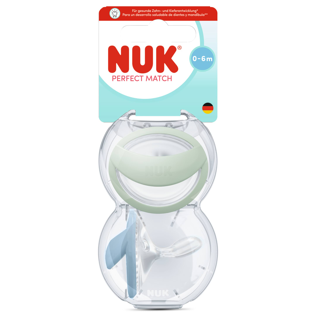NUK PM PACI SI1 CL1 GREEN/BLUE 2/BOX