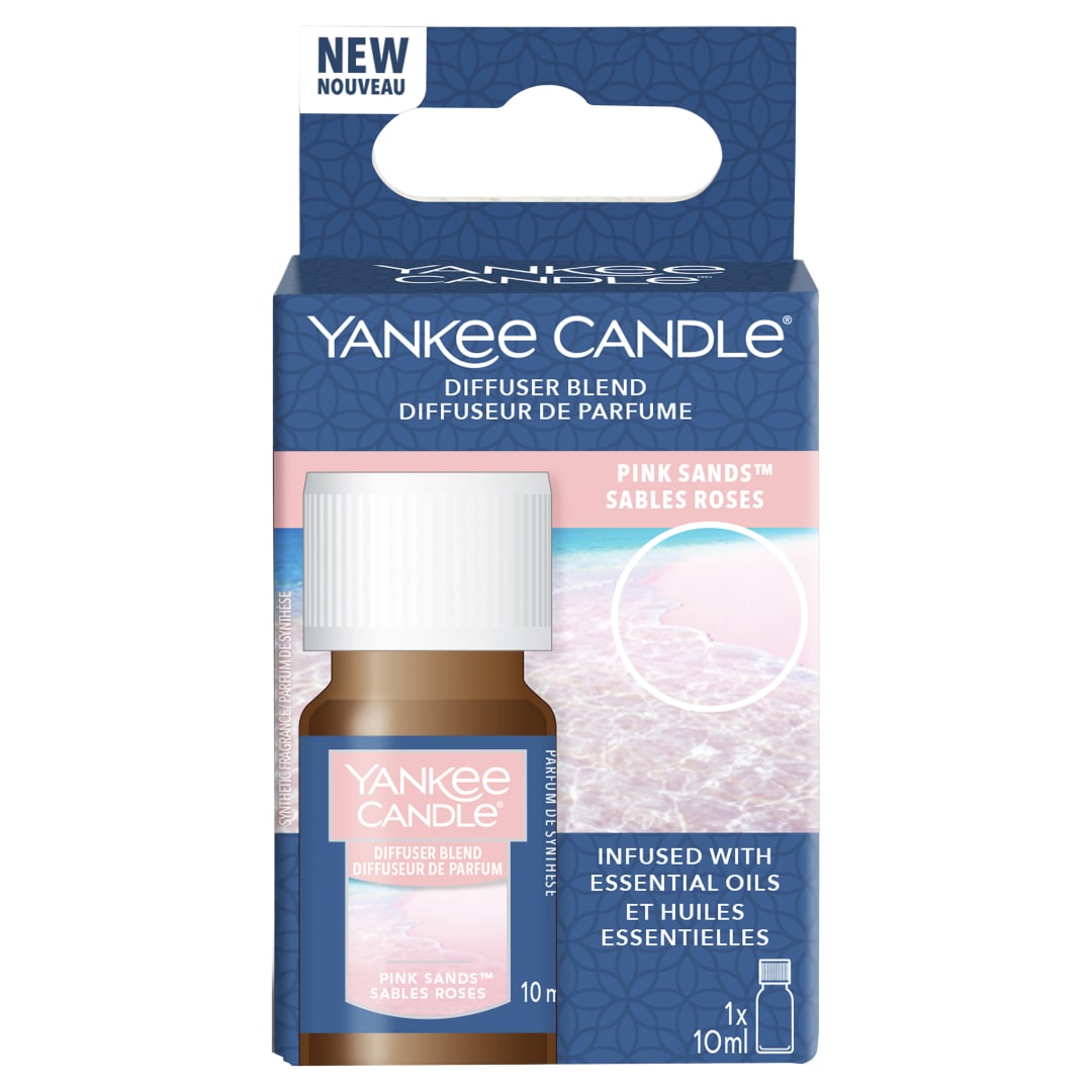 Yankee Candle Aceite difusor ultrasónico | Recambio para difusor Pink Sands | 10 ml
