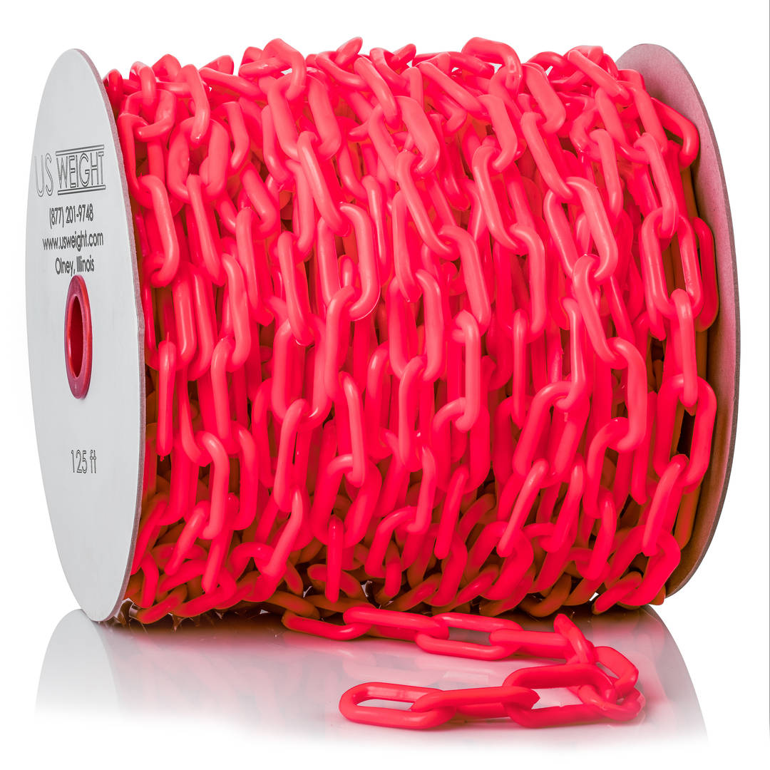 US Weight Chainboss Red Plasti