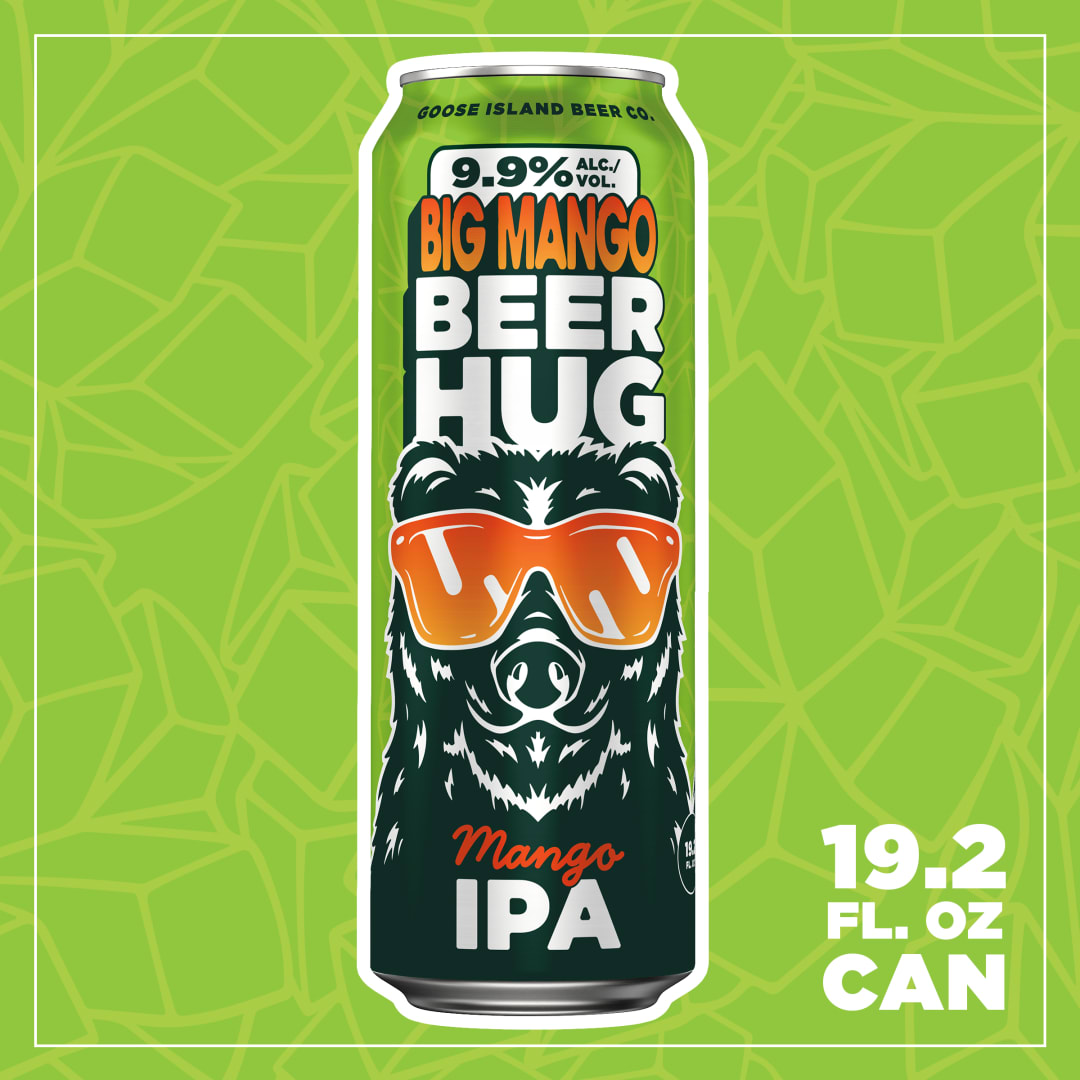 Goose Island Beer Co. Beer Hug Imperial IPA Big Mango Beer 19.2 fl oz