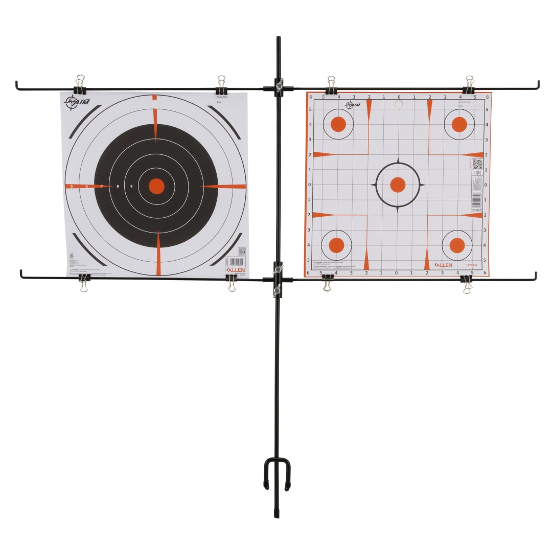 EZ Aim® Double Paper Target Holder, Adjustable Height