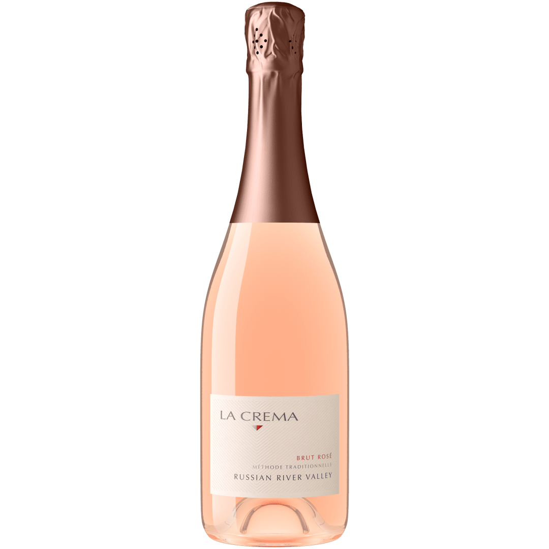 La Crema Brut Rosé Sparkling Wine Sparkling Rose, 750ml