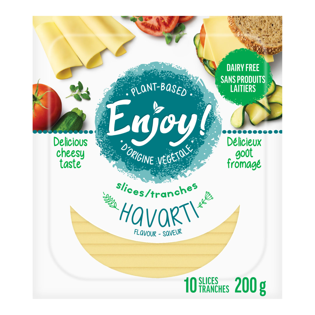 Enjoy! Dairy-Free Havarti Style Slices, 200g