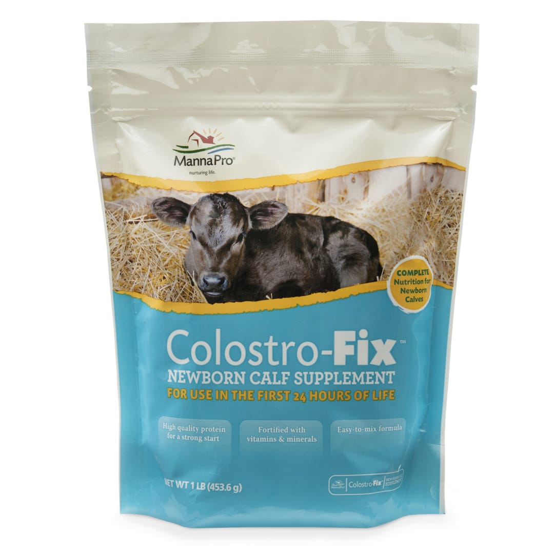 Manna Pro Colostro-Fix Supplement | Newborn Calf 45% Protein | 1 lb