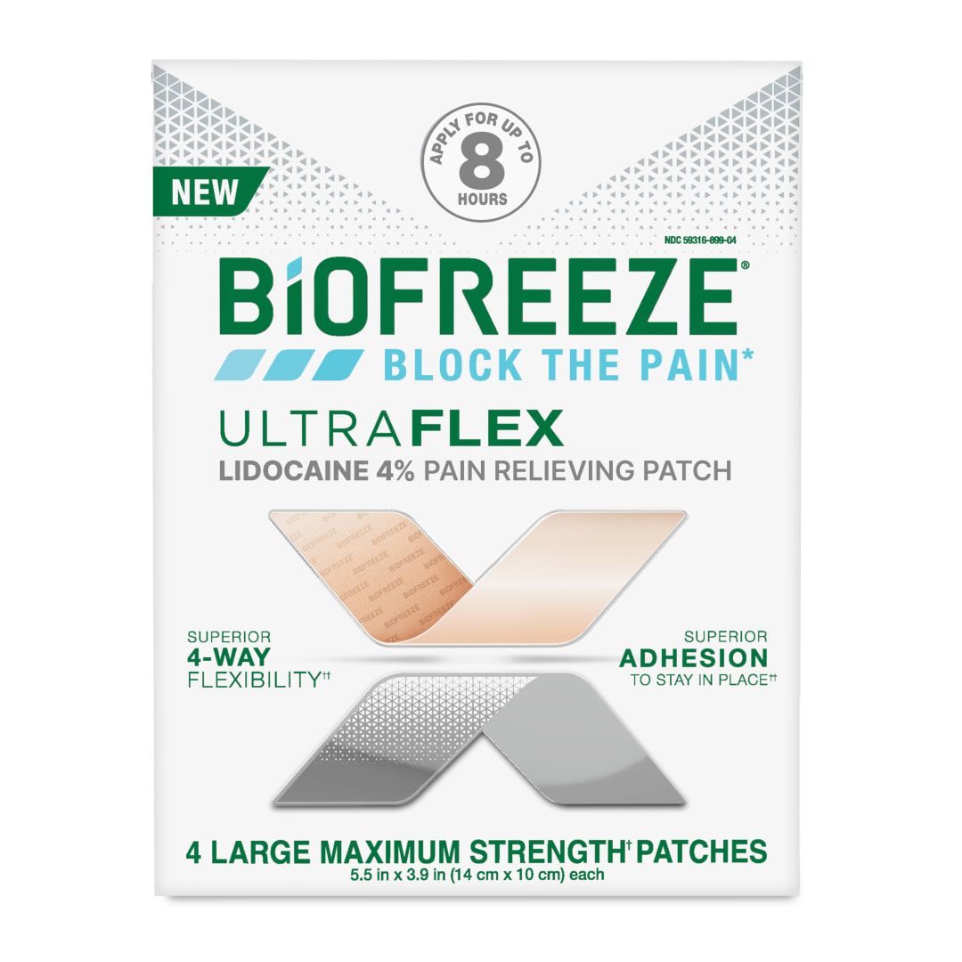 BIOFREEZE® Flex Lidocaine Patch 40 (10x4)/4 ct.