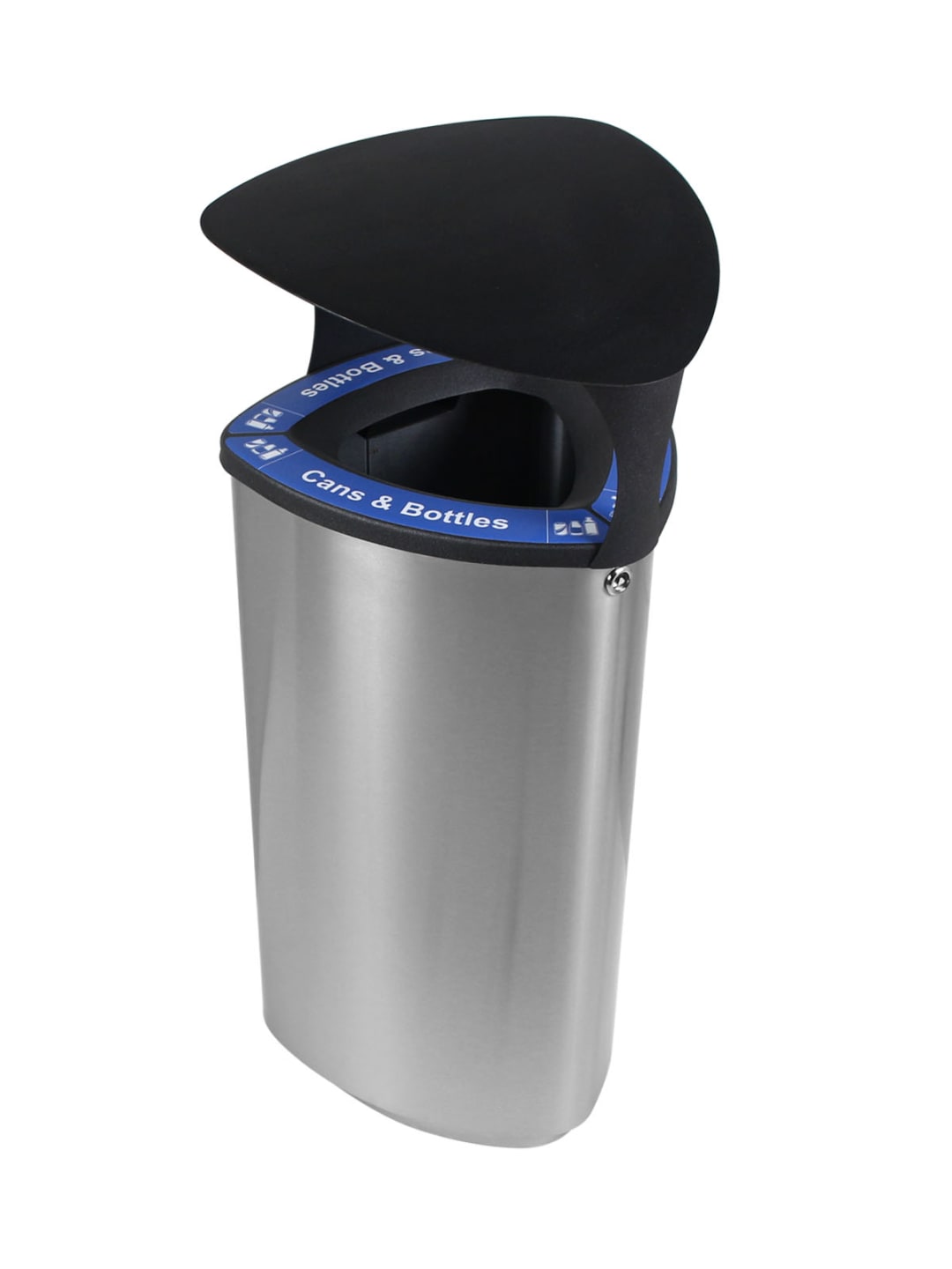  BOKA - Single - Canopy - Cans &amp; Bottles - Full - Stainless Steel-Black-Blue