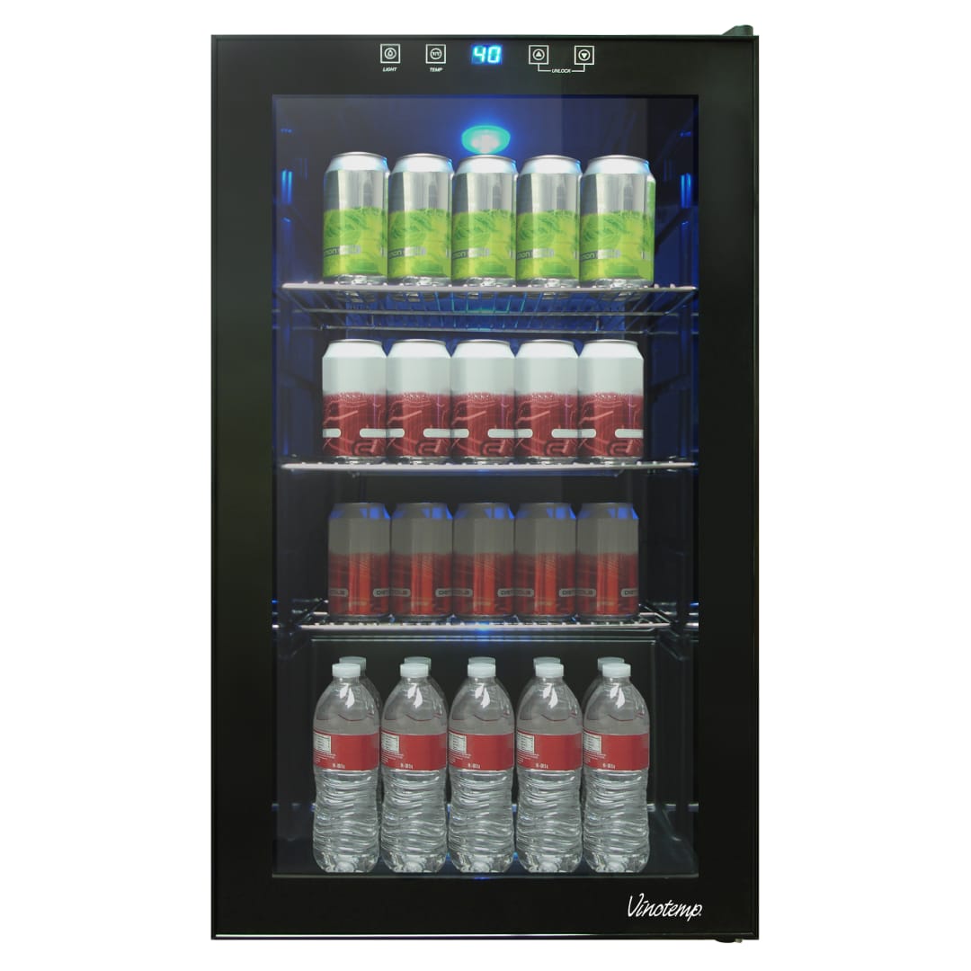 VT-BC34-TS - 34 Beverage Cooler Glass Door Commercial Grade