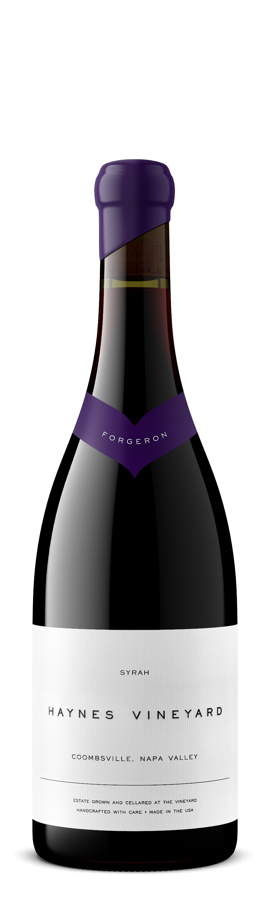 Haynes Vineyard Forgeron Syrah