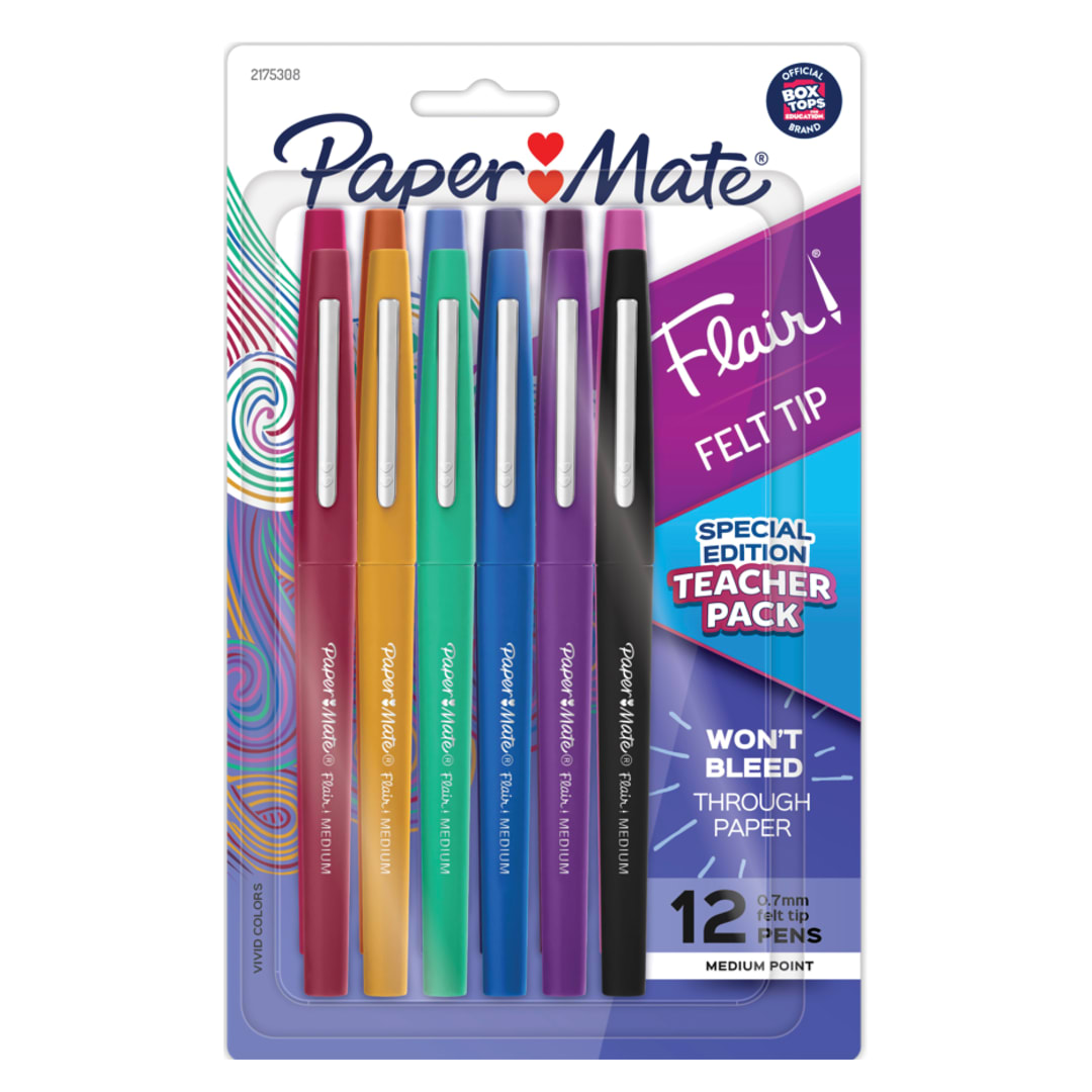 PM FLAIR MED 12CT ASST
