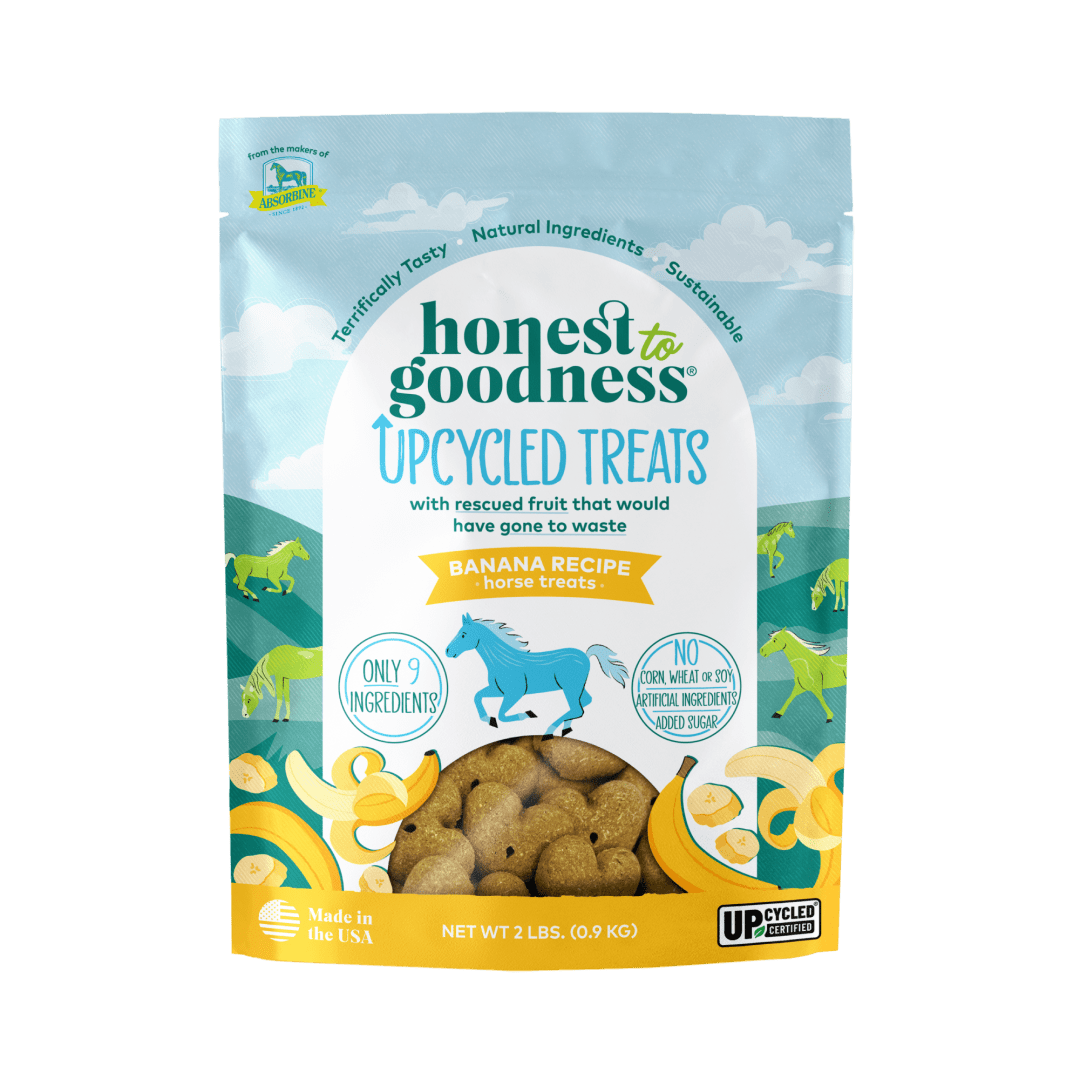 Honest To Goodness™ Upcycled Horse Treats – Banana 2 lb Bag