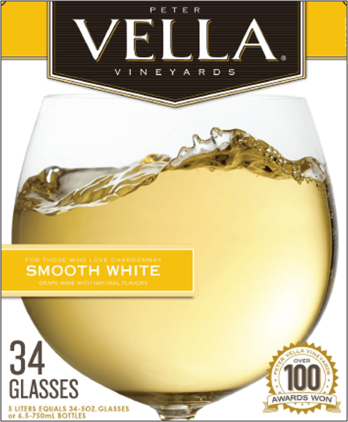 Peter Vella Smooth White Wine 5L Box Wine