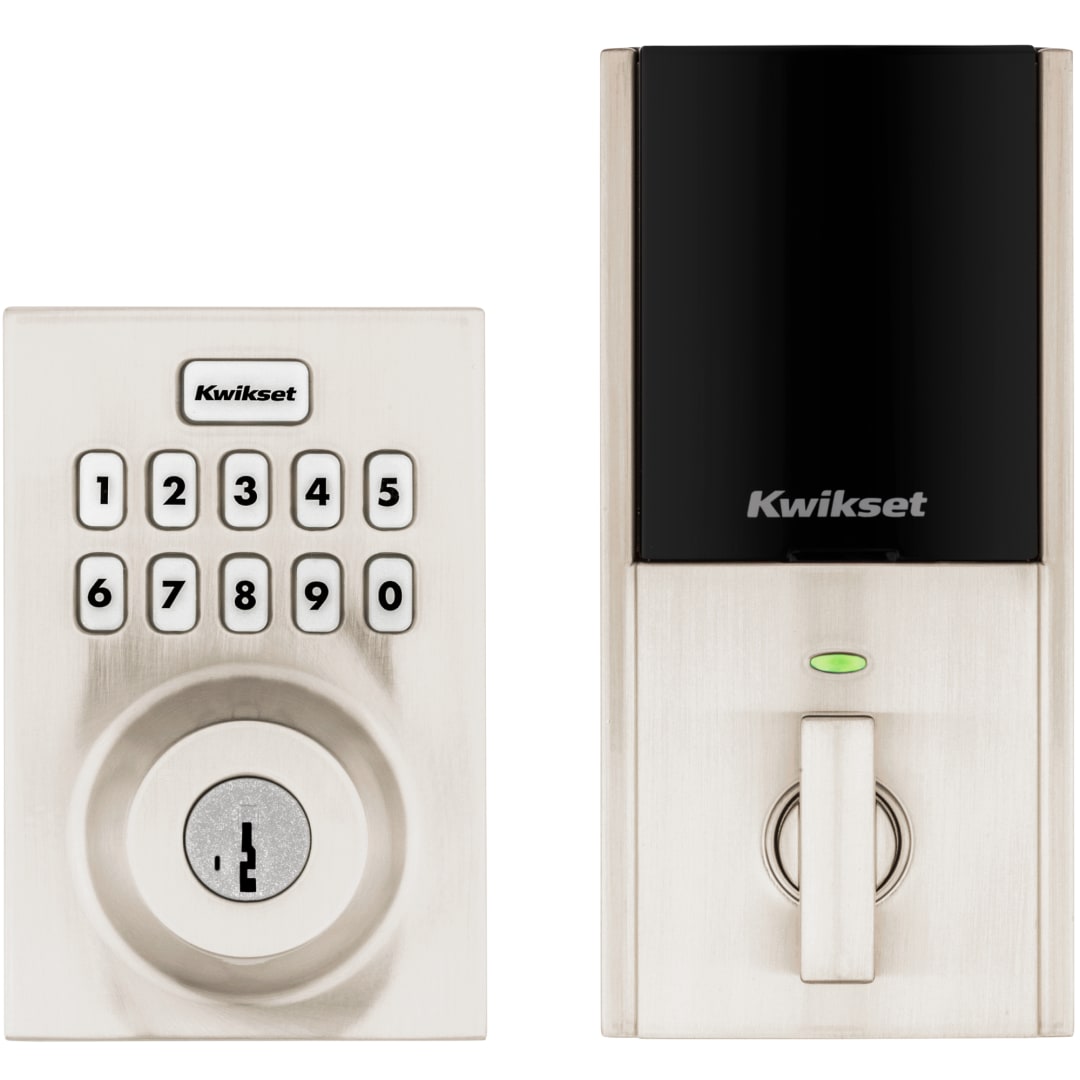 Home Connect 620 Keypad Connected Smart Lock with Z-Wave Technology featuring SmartKey Security™ in Satin Nickel