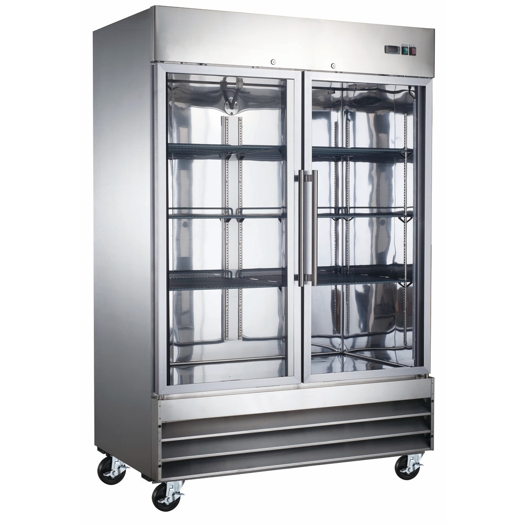 USRF-2D-G - BD REFRIGERATOR 2 DOOR GLASS