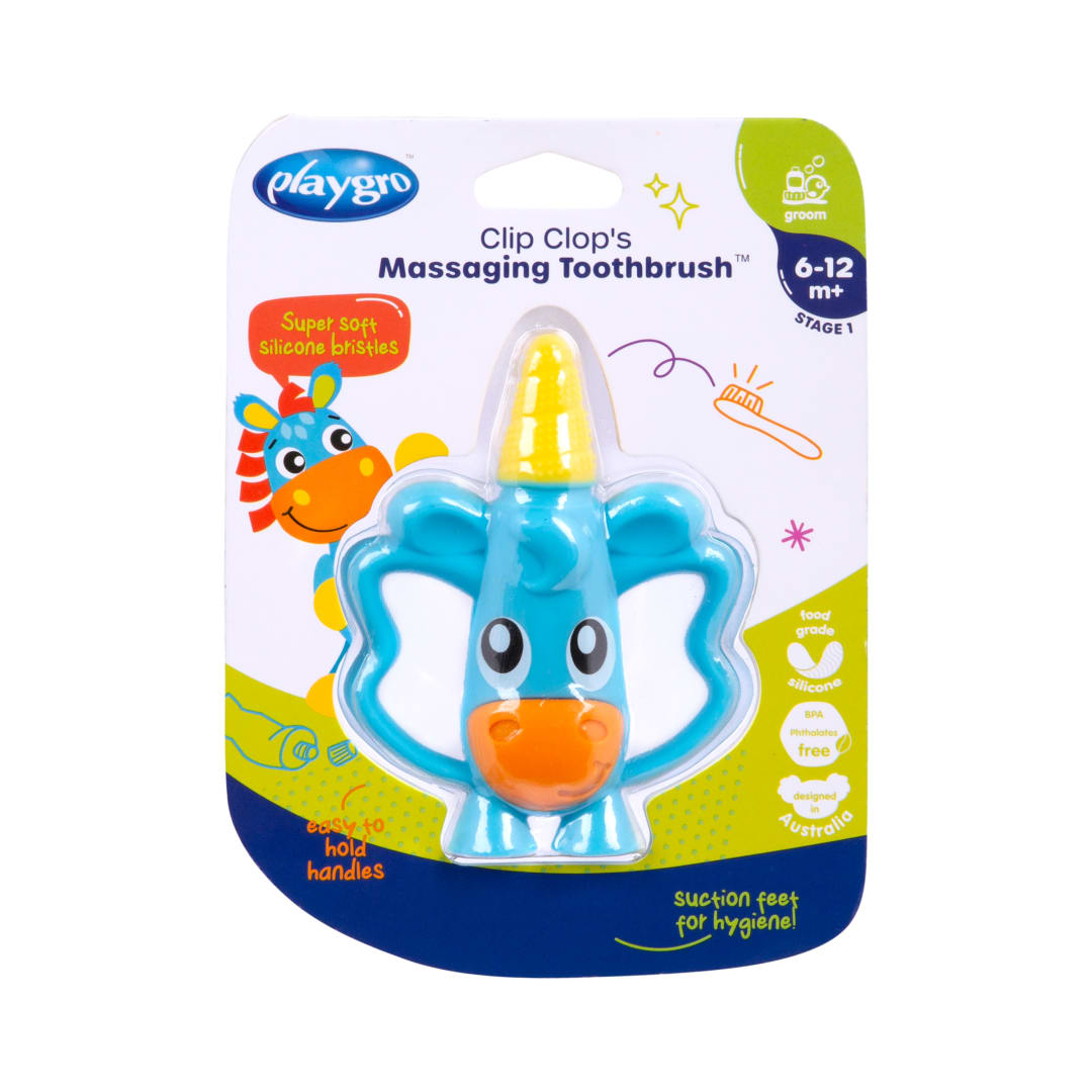 Clip Clop's Massaging Toothbrush