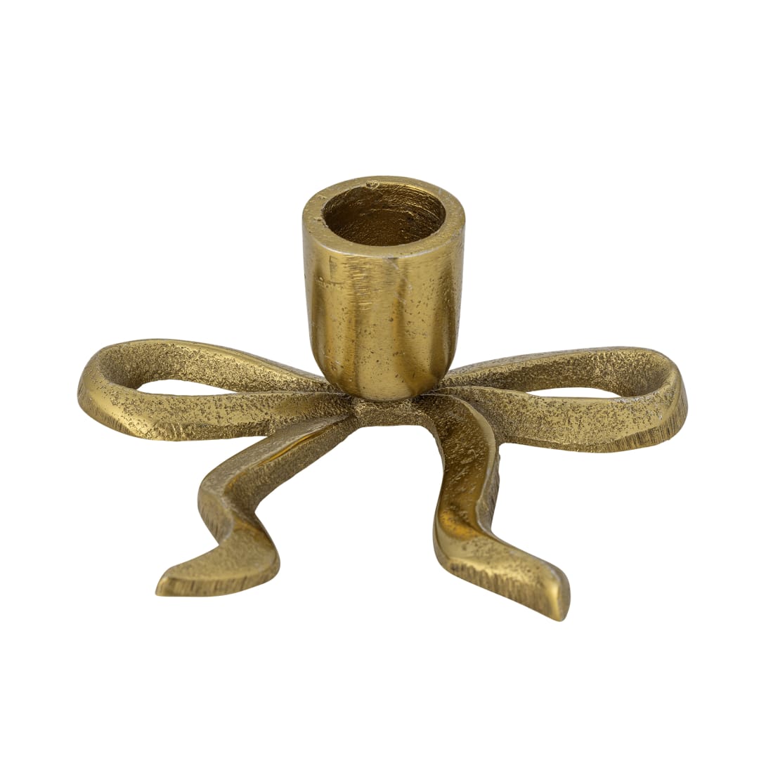 82072971 - Nanda Candle Holder, Gold, Aluminum STOCK: 300