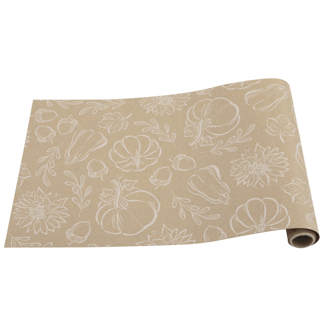 Family Thanksgiving Kraft Table Runner