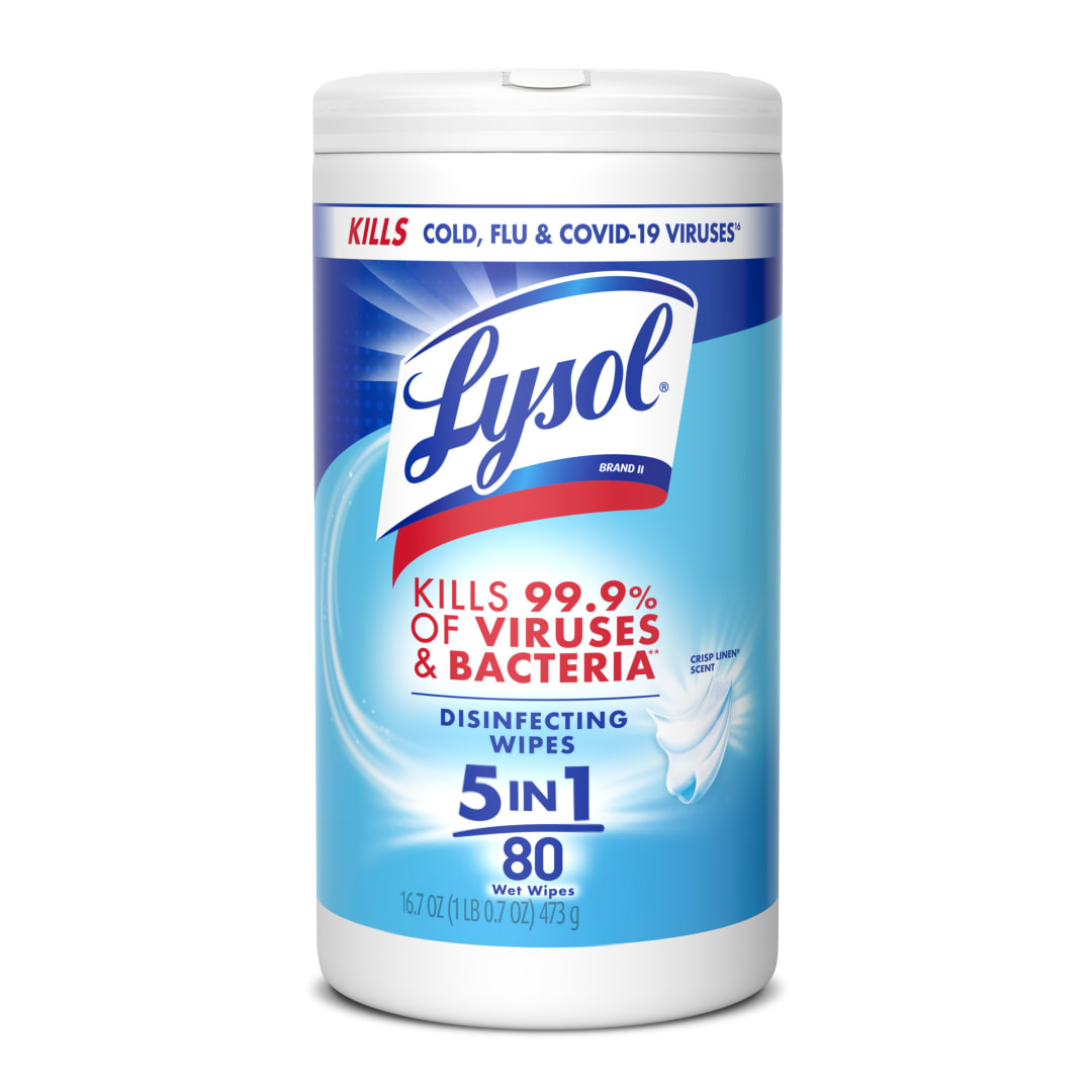 LYSOL® Disinfecting Wipes - Crisp Linen® 6/80 ct.