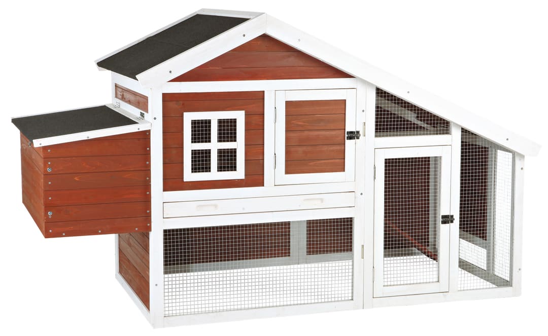 natura 72-in Enclosed Outdoor Chicken Coop