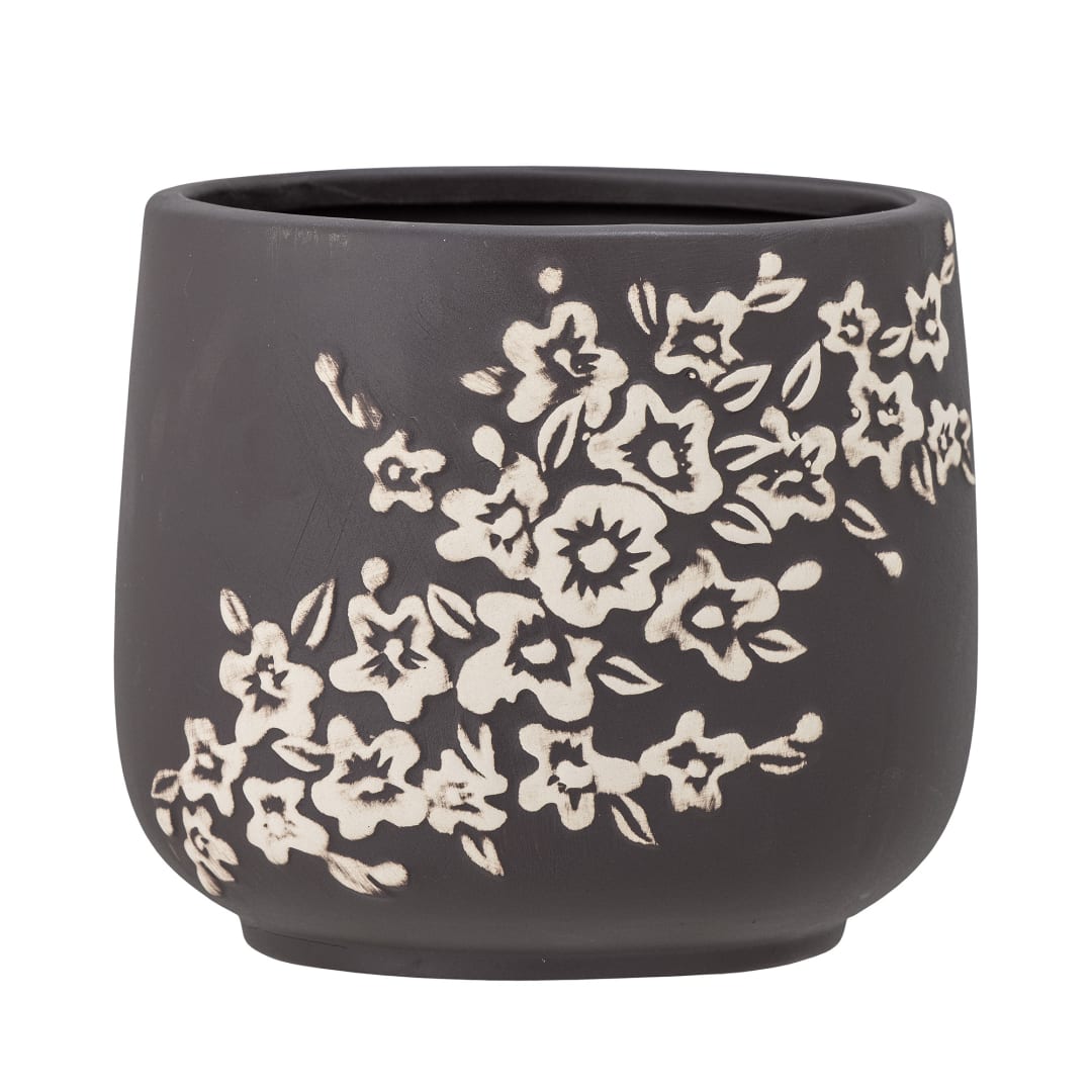 82057591 - Betino Flowerpot, Brown, Stoneware STOCK: 300