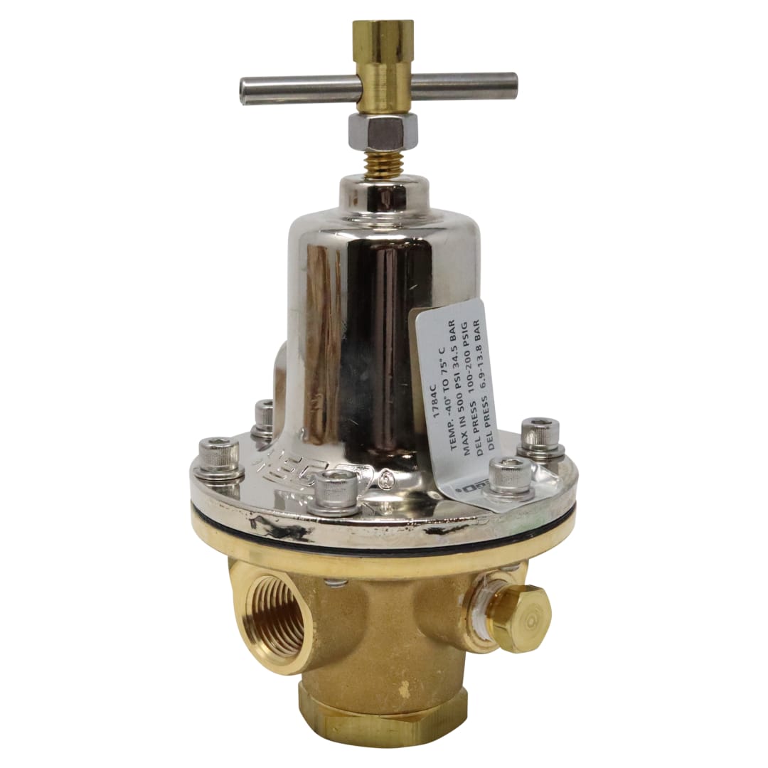 ProRack Gas Products 100-200 PSI 1/2" FPT Gas Line Regulator