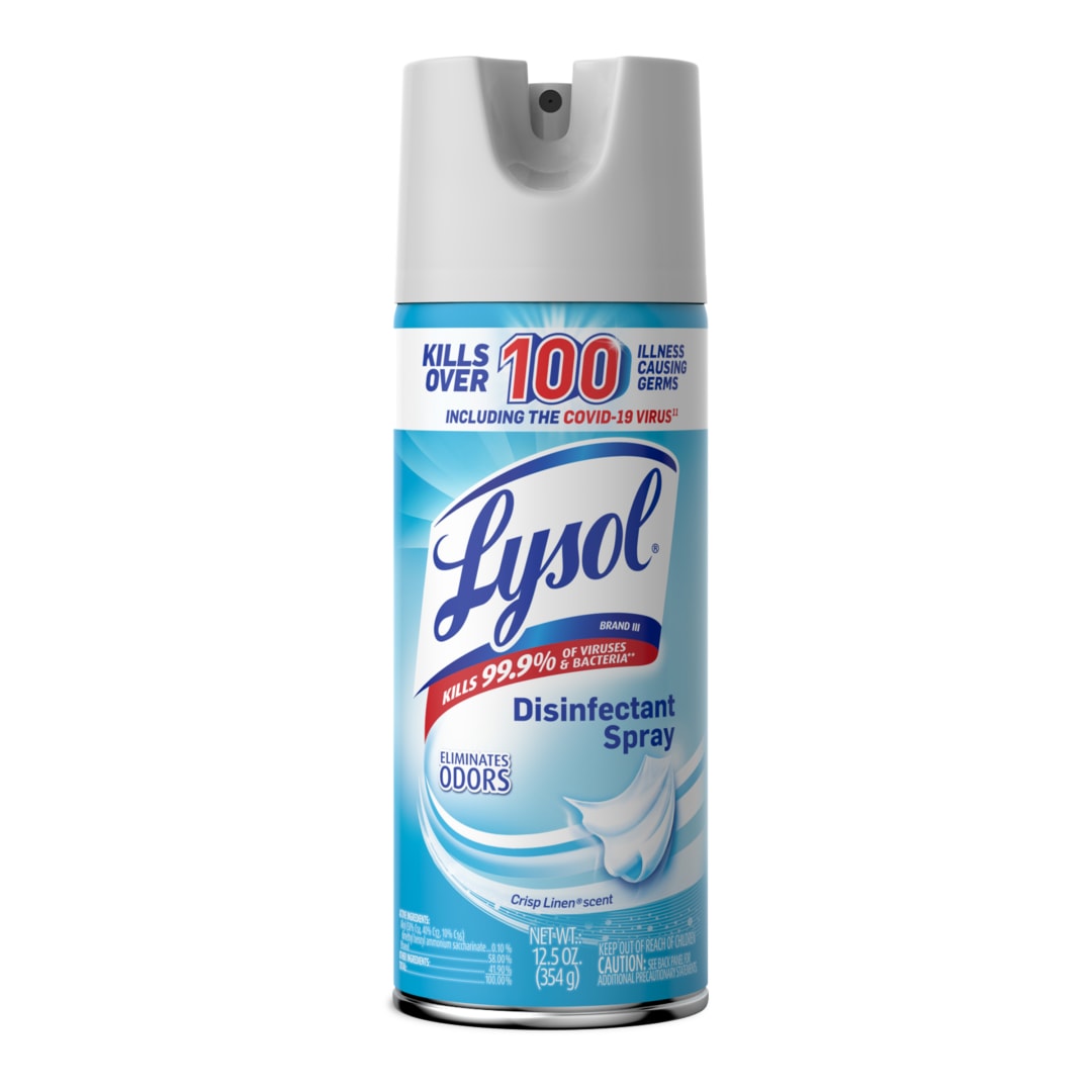 LYSOL® Disinfectant Spray - Crisp Linen® 6/12.5 oz.
