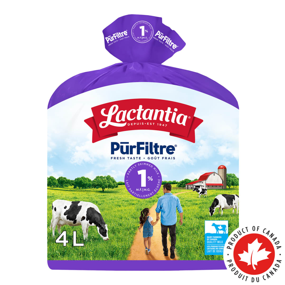 Lactantia PurFiltre Partially Skimmed Milk, 1%