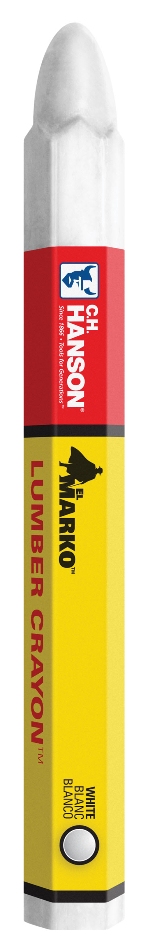 El Marko® Lumber Crayon-Standard White