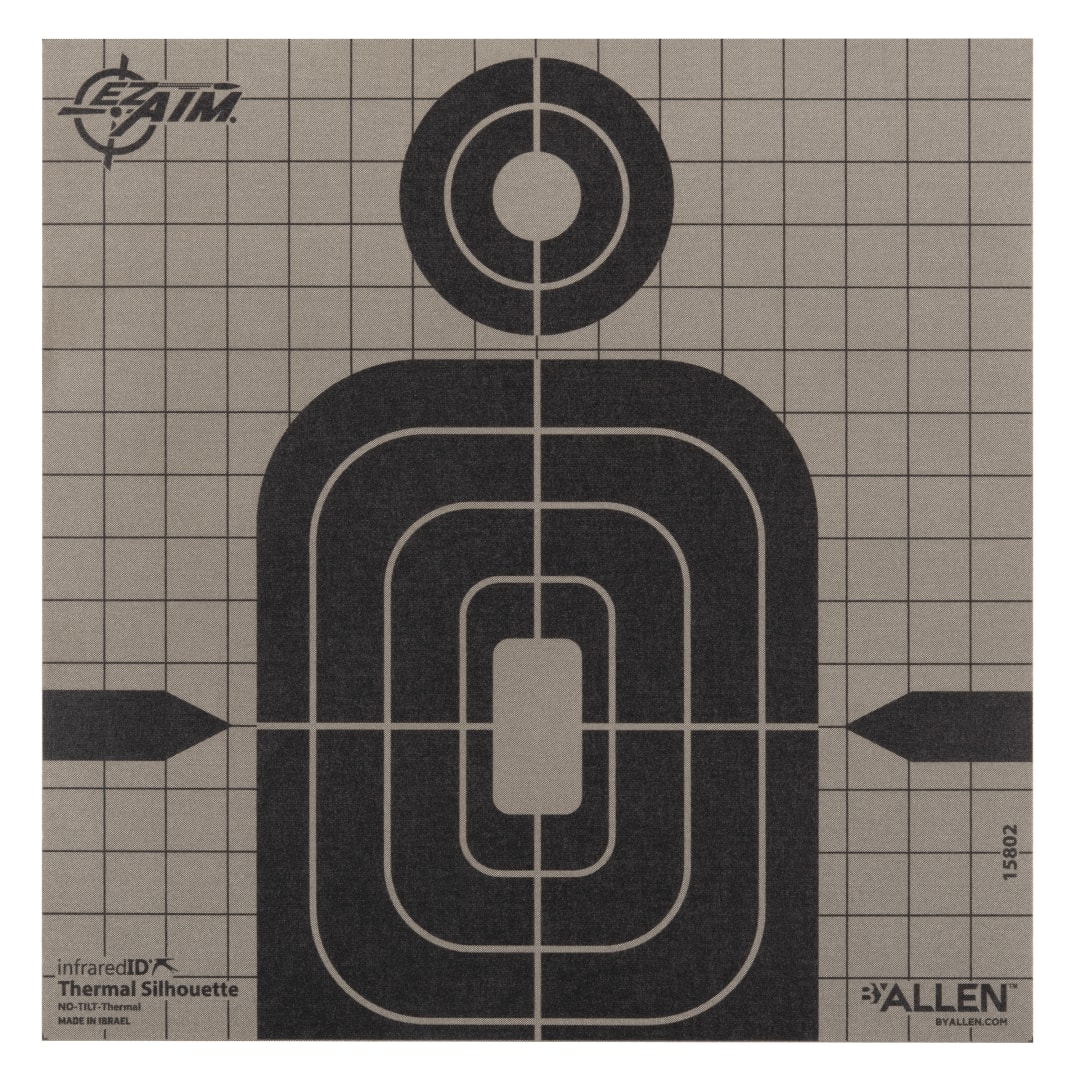 EZ Aim® Adhesive 8” Thermal Silhouette Target, Multi