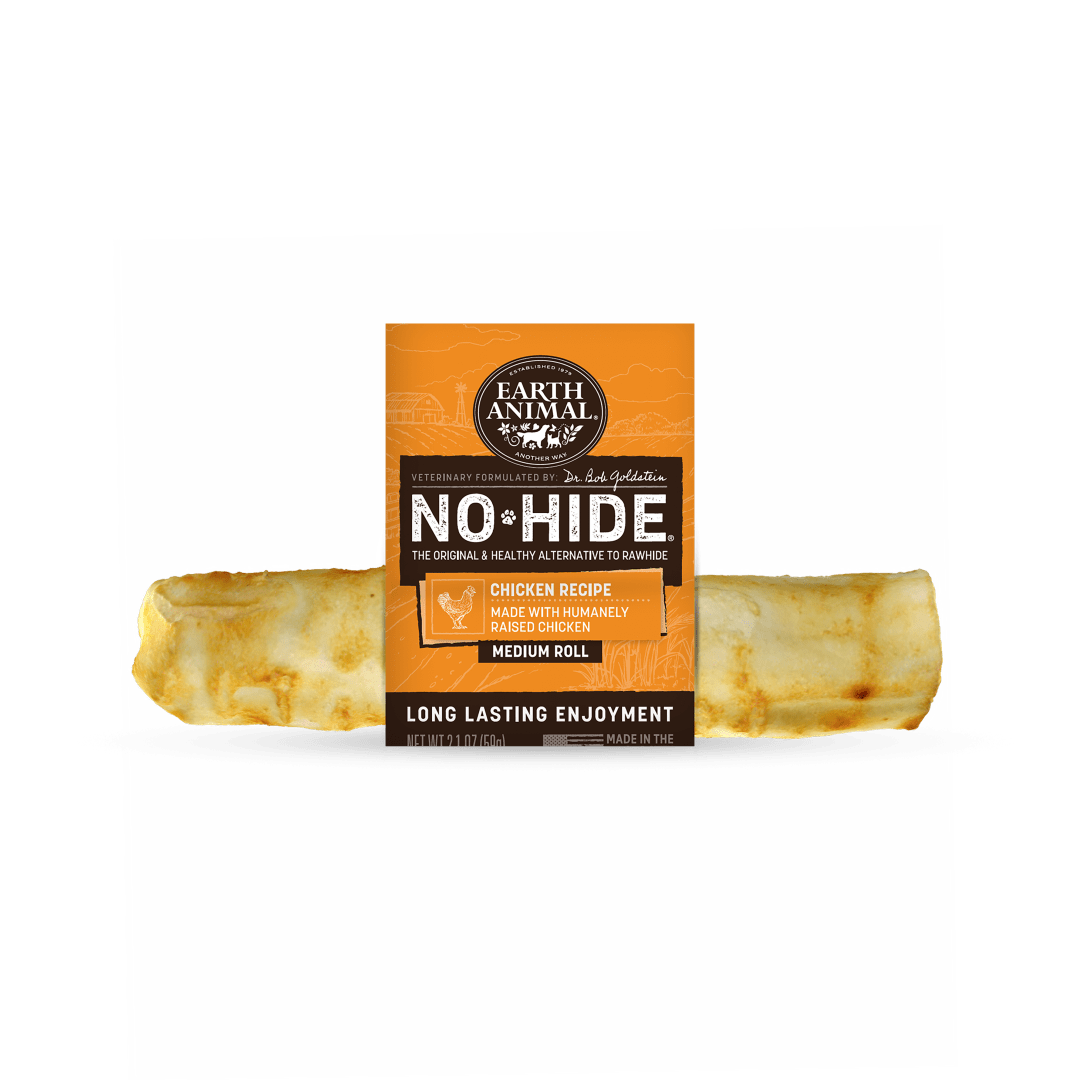 Earth Animal No-Hide Rolls Chicken Recipe Medium Dog Chew, 1 Count